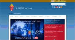 Desktop Screenshot of dioceseofraleigh.com