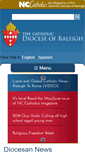 Mobile Screenshot of dioceseofraleigh.org